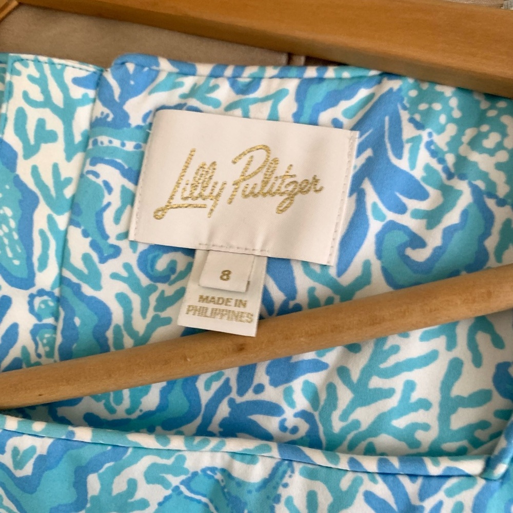 Lilly Pulitzer The Lilly Shift Dress *Goombay Grooves* Resort White - Picture 2 of 15
